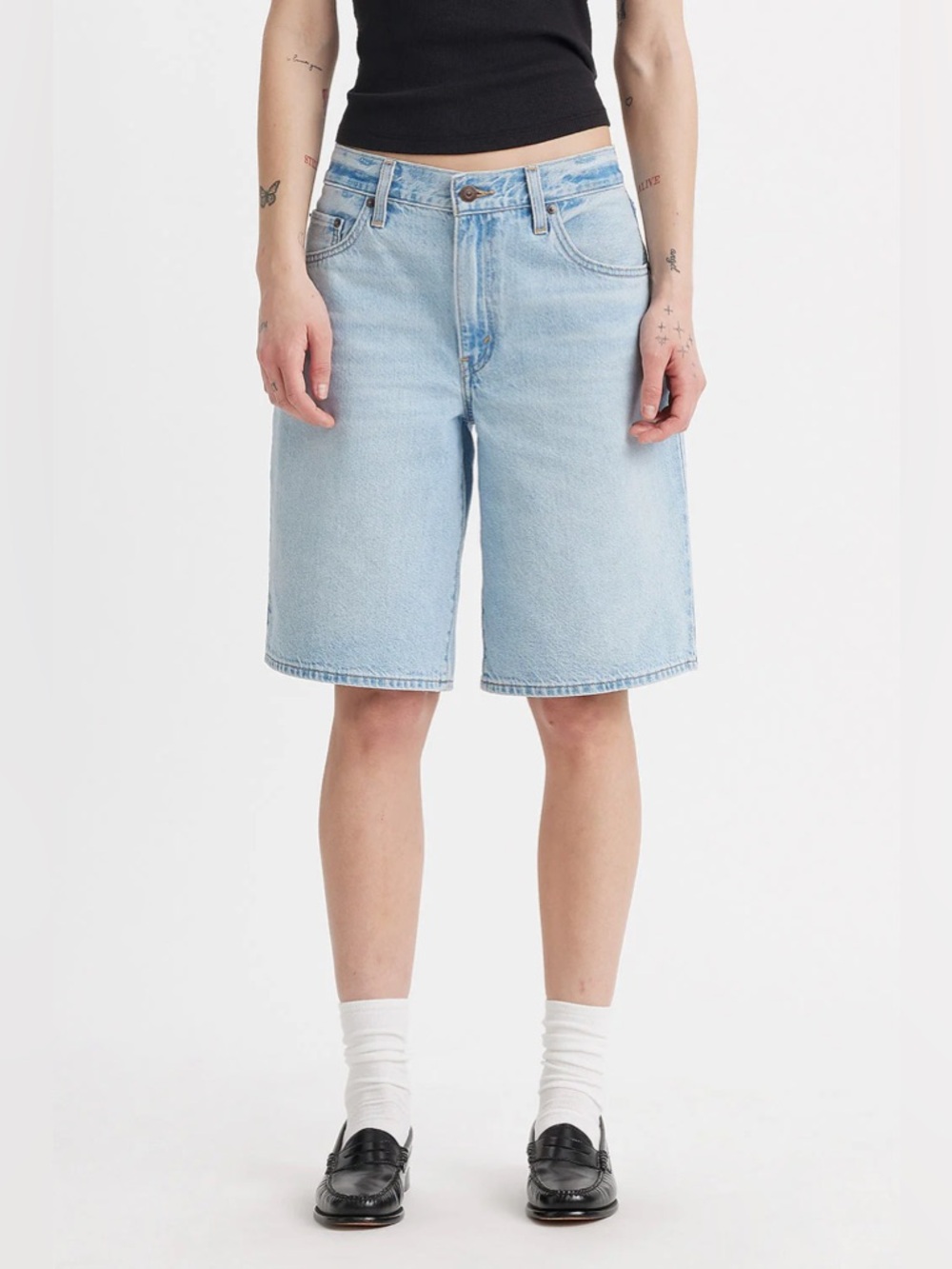 Levi’s Baggy Dad Jorts - Free People NEW - Picture 7 of 11